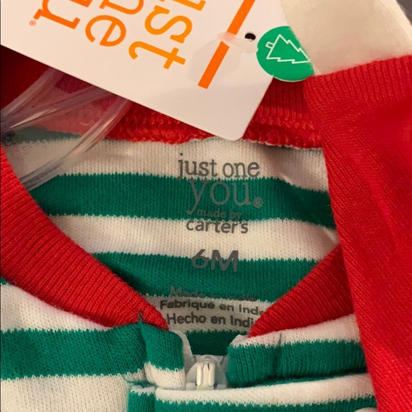 Carter’s 6m Footie Onesie with Matching Hat - Picture 5 of 8